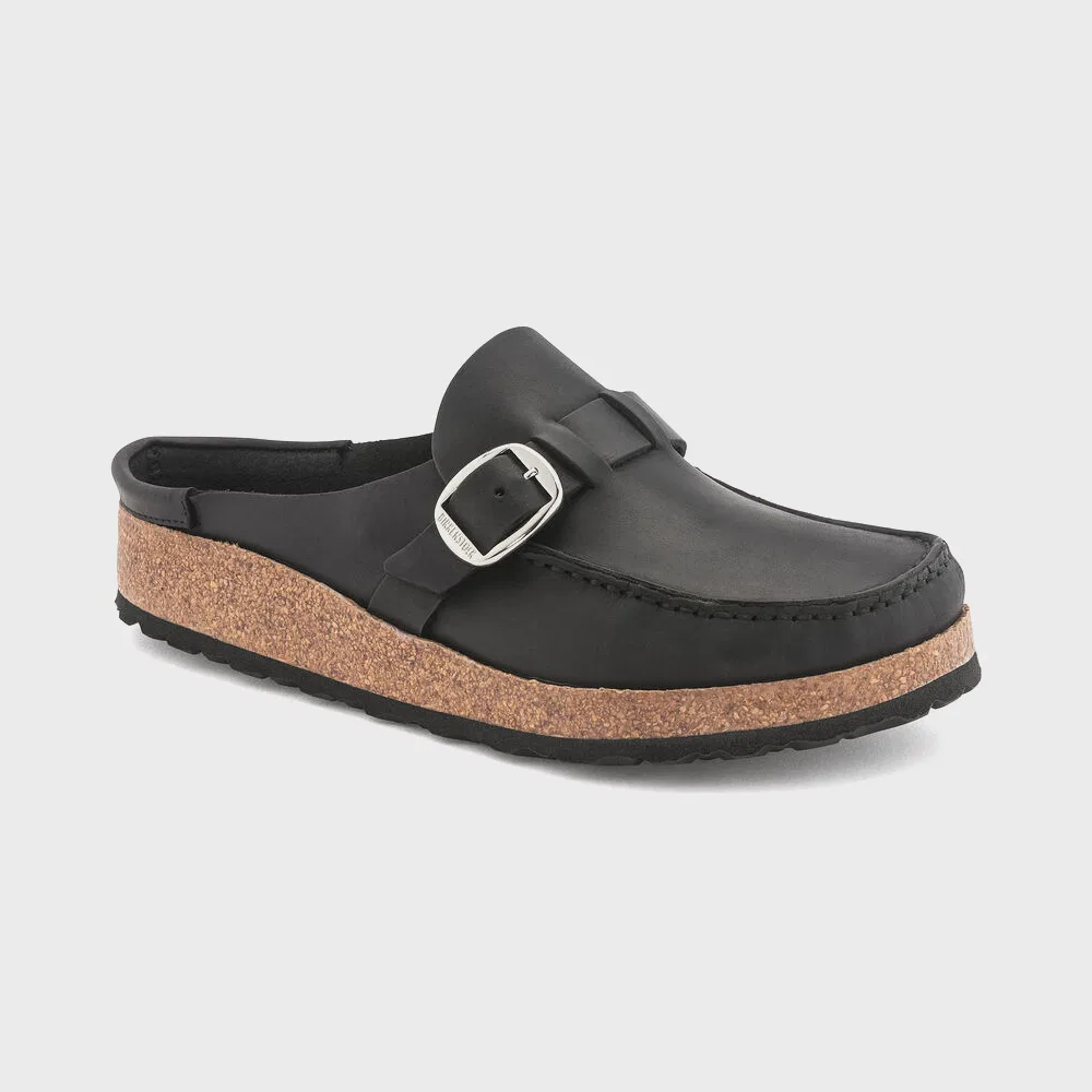 Мужские клоги Buckley из промасленной кожи чёрные от Birkenstock