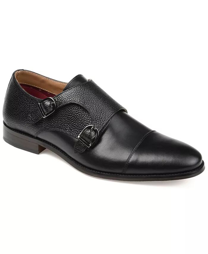 

Мужские туфли Calvin Double Monk Strap Thomas & Vine, черный