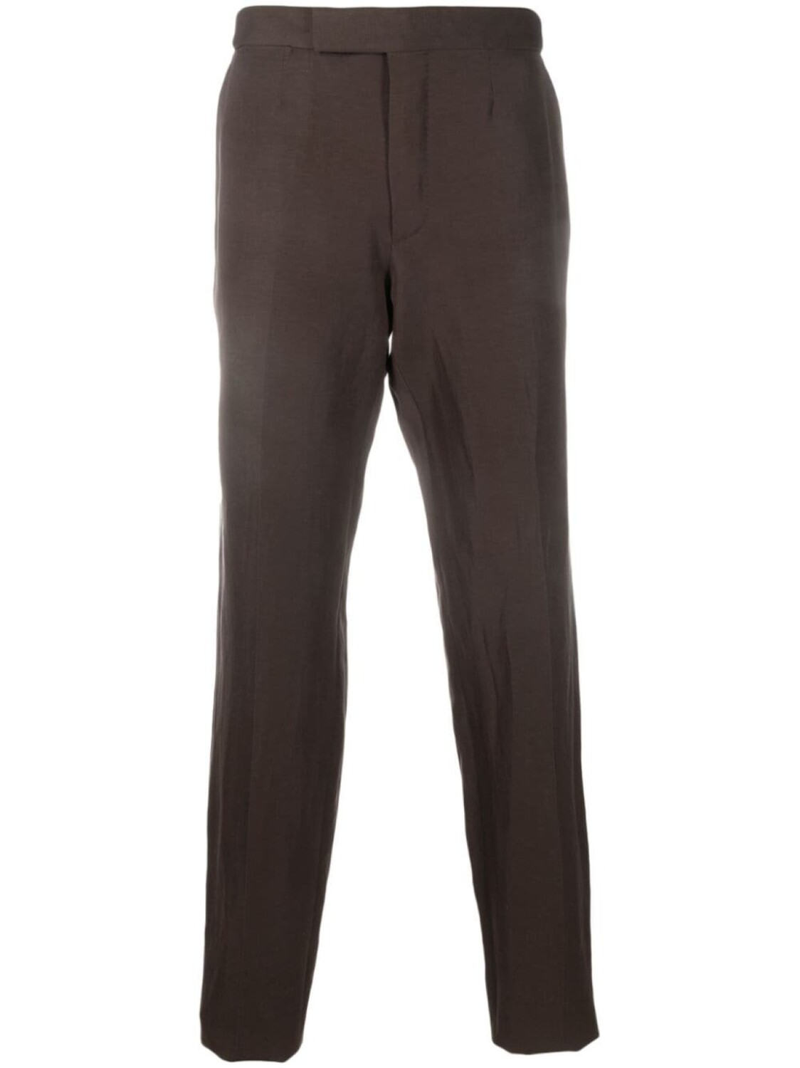 

Zegna зауженные брюки средней посадки, коричневый