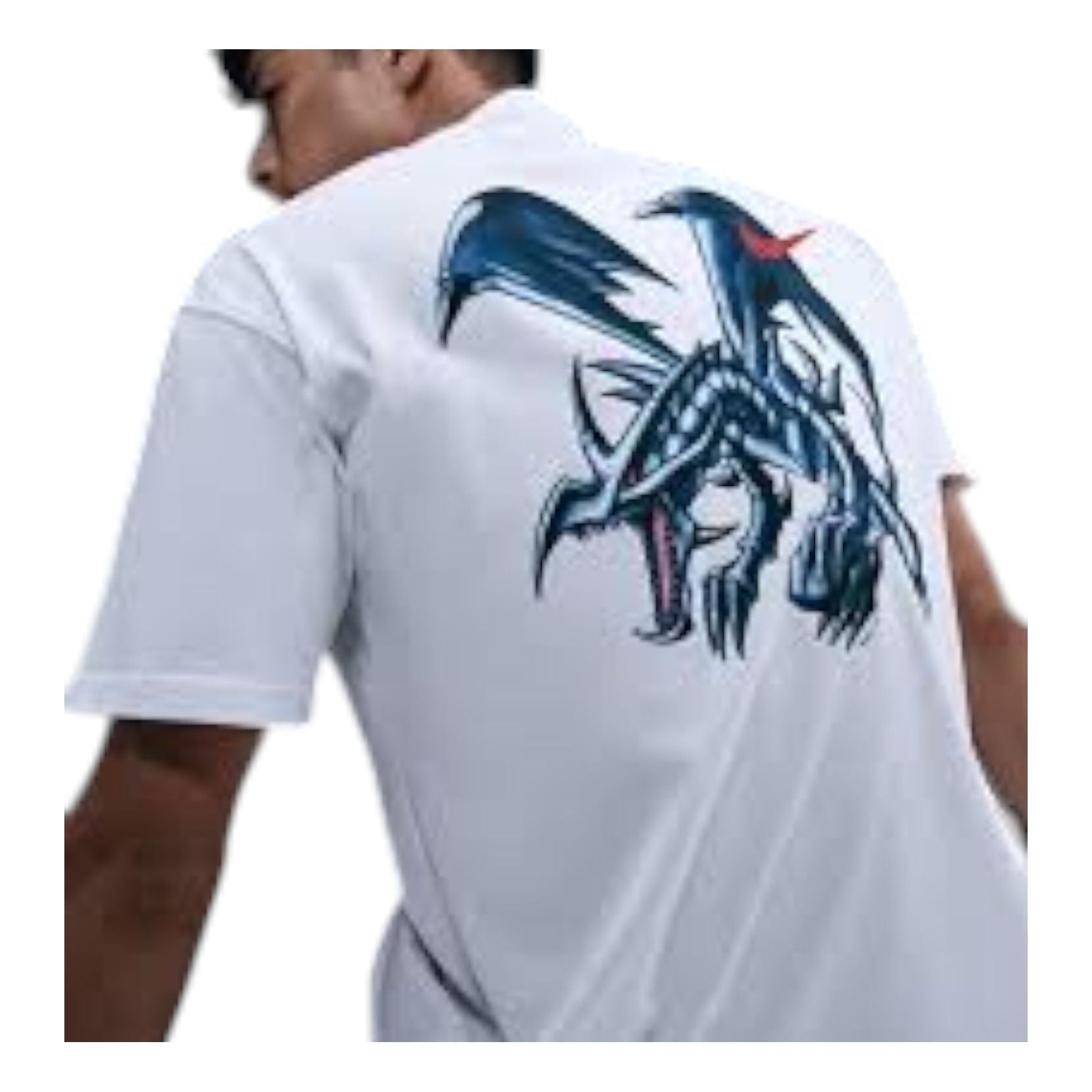 Футболка Nike x Yu-Gi-Oh! Solo Swoosh T-Shirt 'White' — фото 2