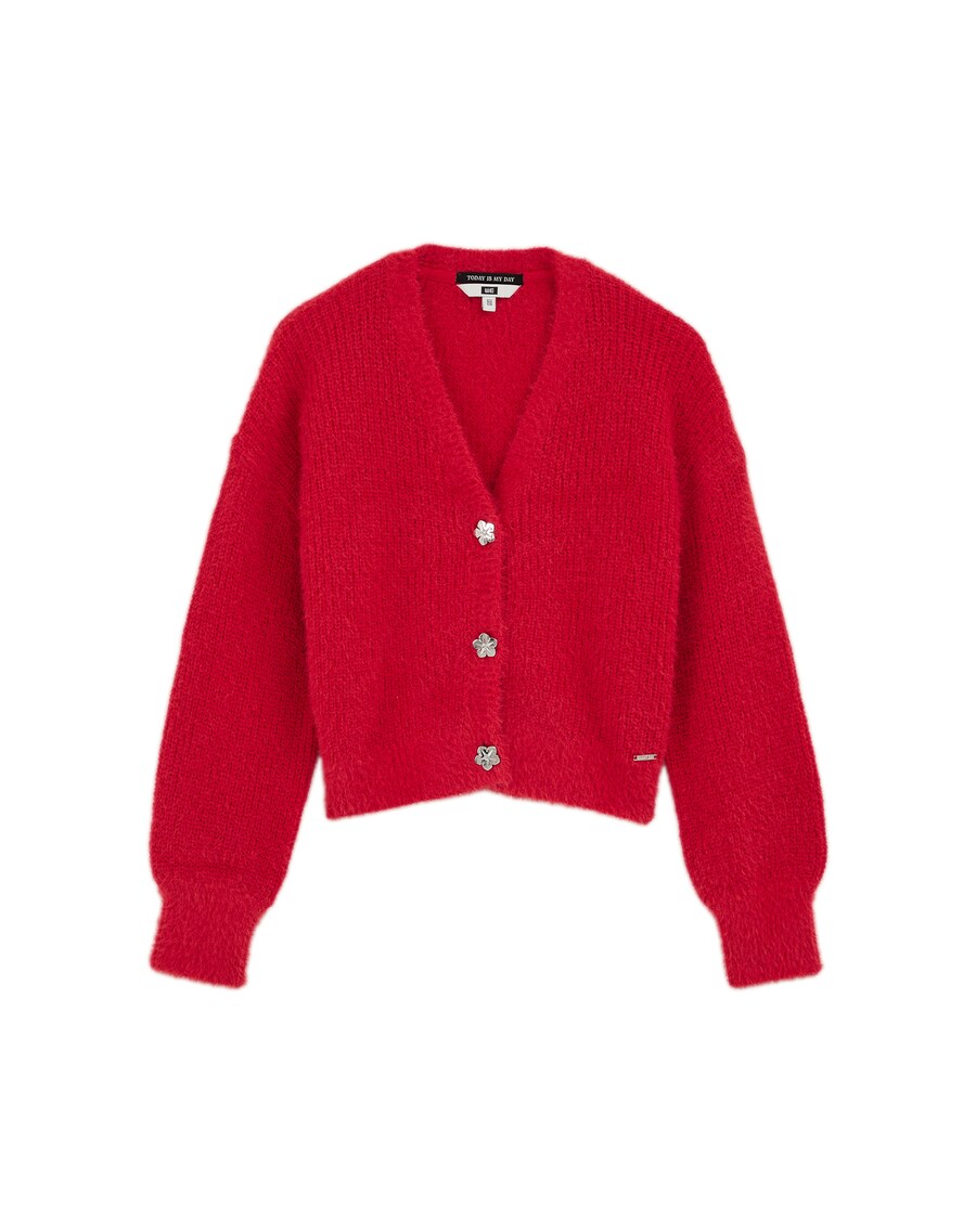 

Вязаный кардиган WE Fashion, Red