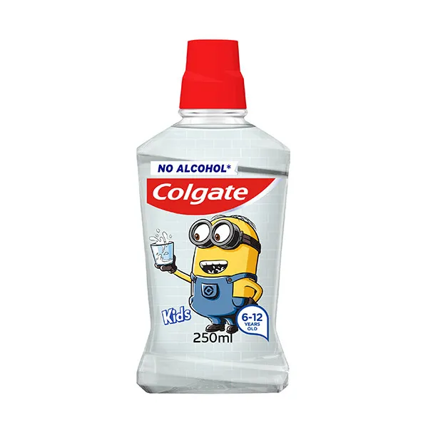 

Детский ополаскиватель для рта против кариеса Enjuage Bucal Minions Colgate, 250 ml