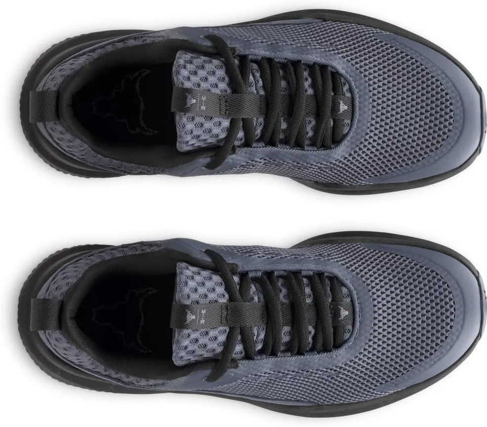 Мужские тренировочные кроссовки Under Armour Project Rock Blood Sweat Respect 5, серый/черный — фото 4