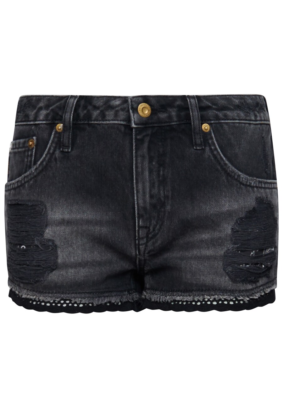 

Джинсовые шорты Superdry Regular Jeans, черный деним