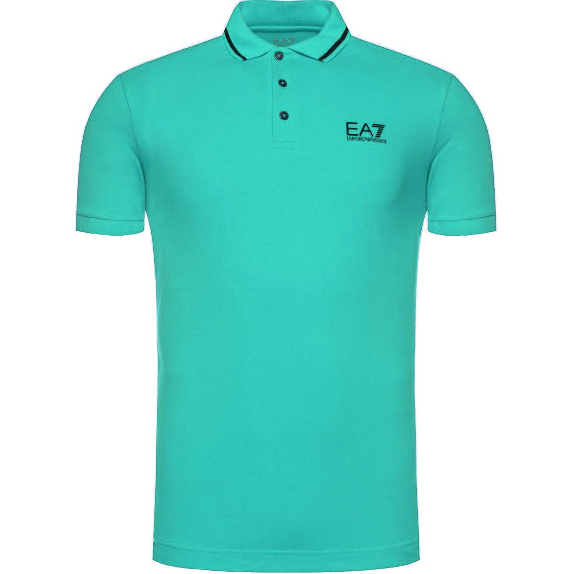 

EMPORIO ARMANI Поло EA7 мужское зеленое, Зеленый, EMPORIO ARMANI Поло EA7 мужское зеленое