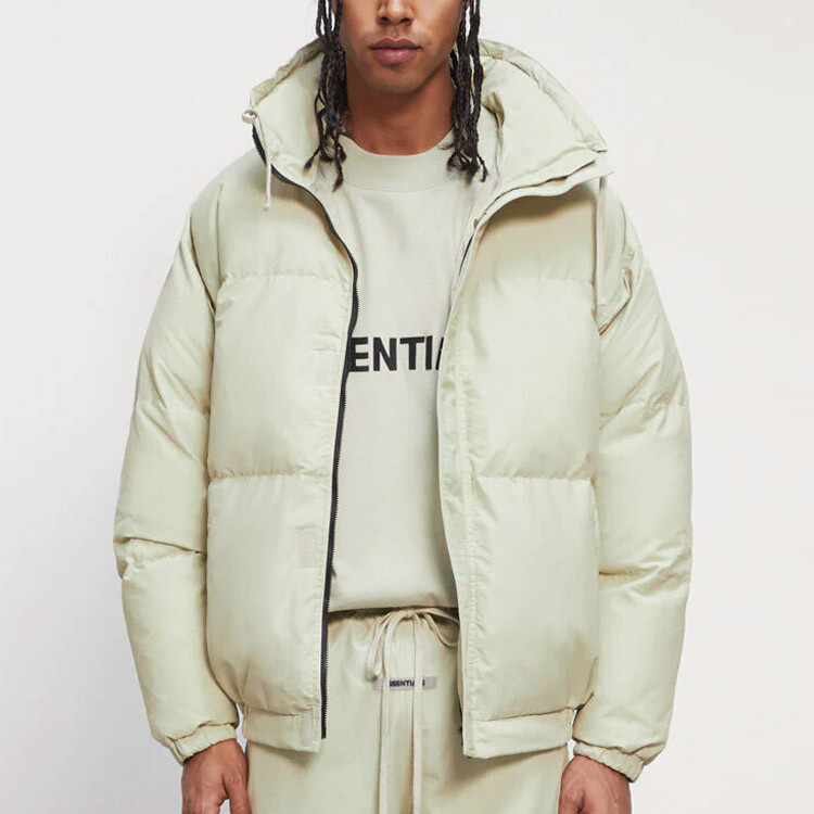 Стеганая куртка унисекс Bone White Fear Of God Essentials, белый — фото 3