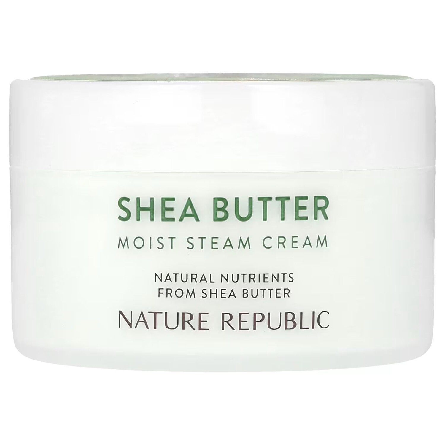 

Масло ши, влажный паровой крем, 100 мл (3,38 жидк. унции) Nature Republic
