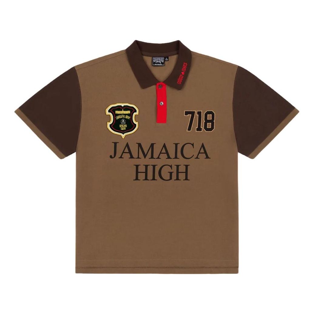 

Поло Denim Tears x Stussy Spades Team Polo 'Brown'