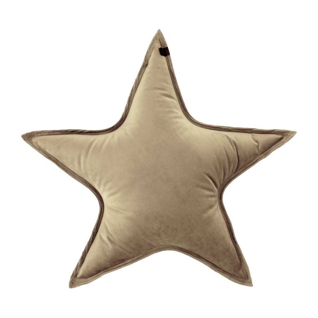 

Подушка Overseas Star – Велюр – Бежевый