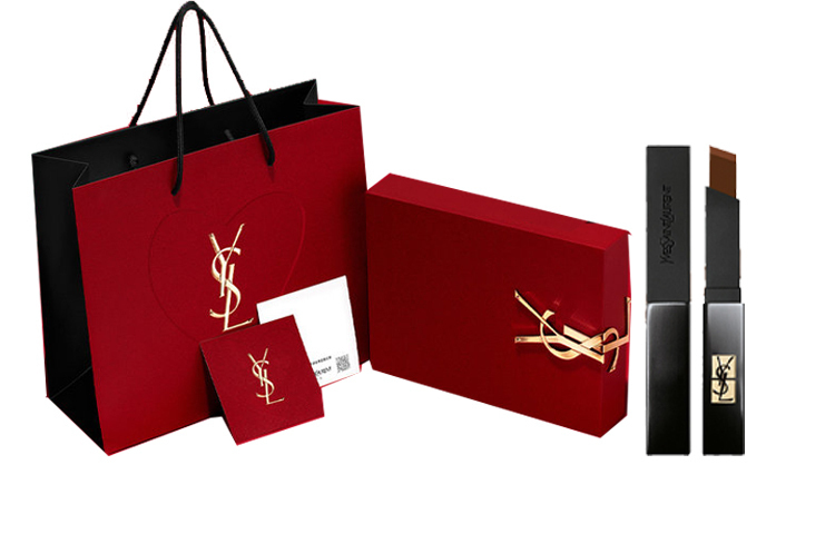 SAINT LAURENT Небольшой набор макияжа Black Bar Limited Edition из четырех предметов для легкого нанесения и естественного тона кожи — фото 3