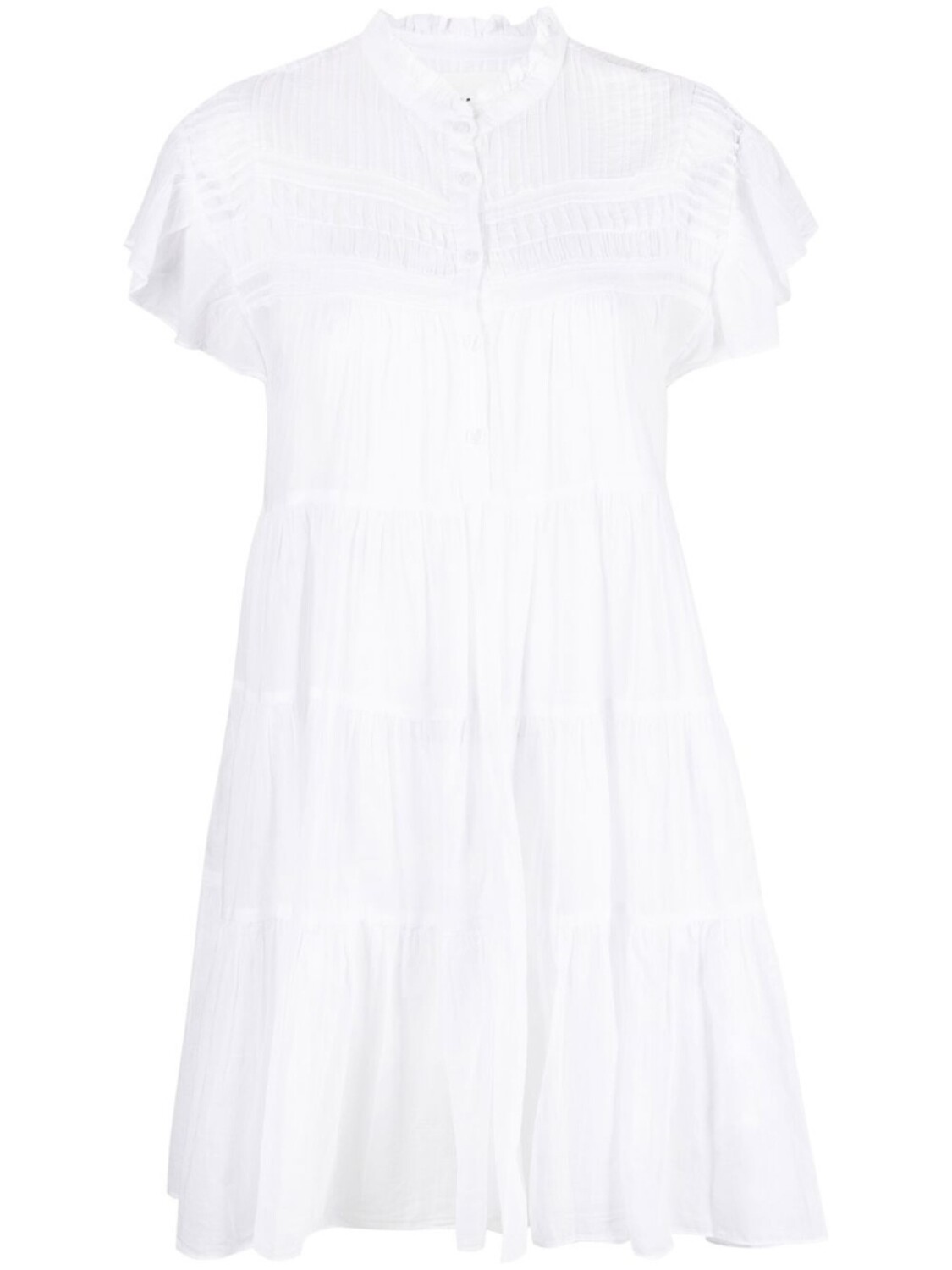 

Ярусное платье мини Lanikaye MARANT ÉTOILE, белый