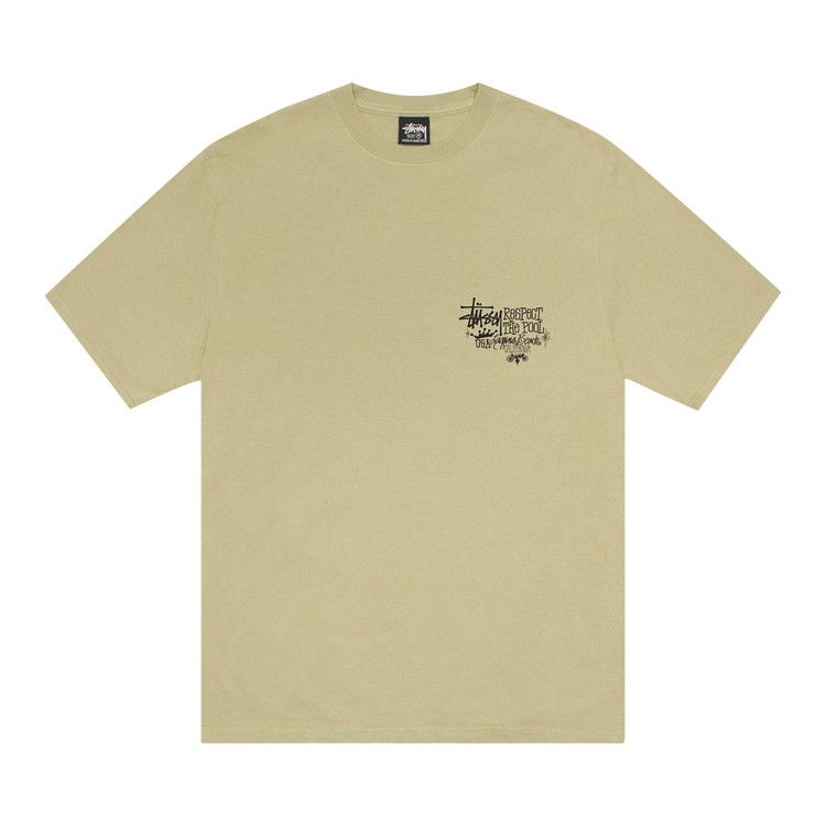 

Футболка Stussy Respect The Pool Tee Pigment Dyed, Elm