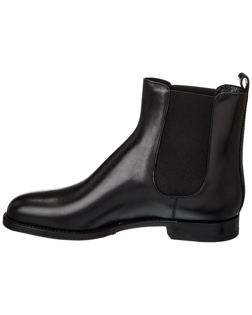 

Кожаные ботинки Manolo Blahnik Chelsa 25, черный