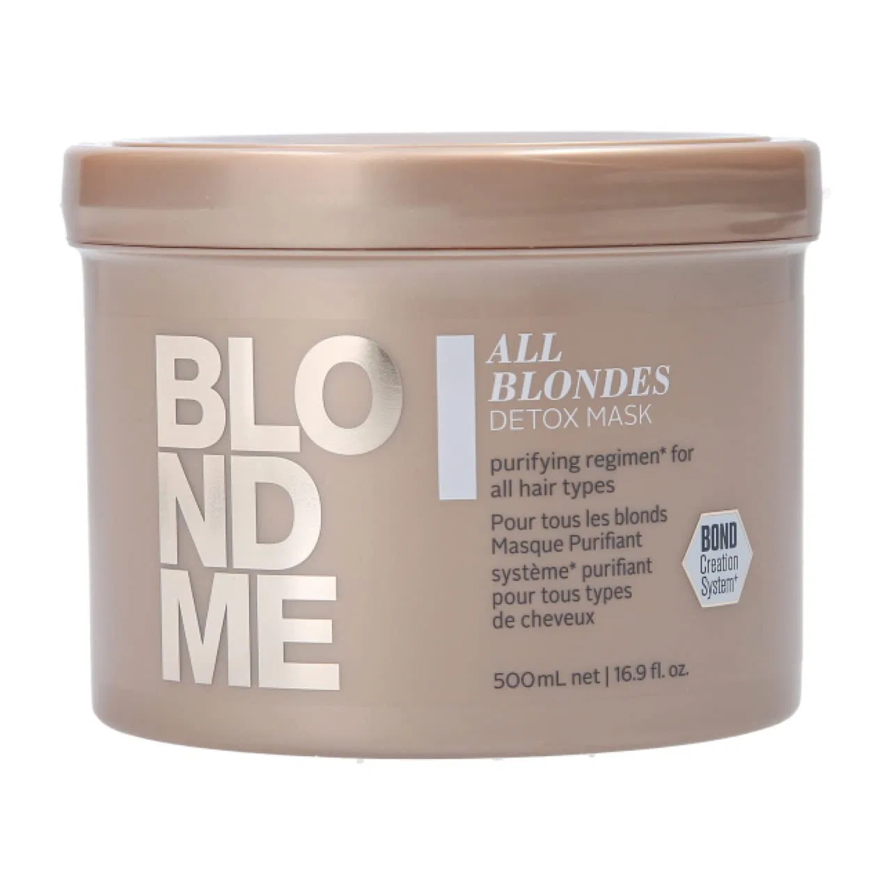 Детокс-маска для светлых волос Schwarzkopf BlondMe Keratin Restore All Blondes, 500 мл Blondme, Multicoloured