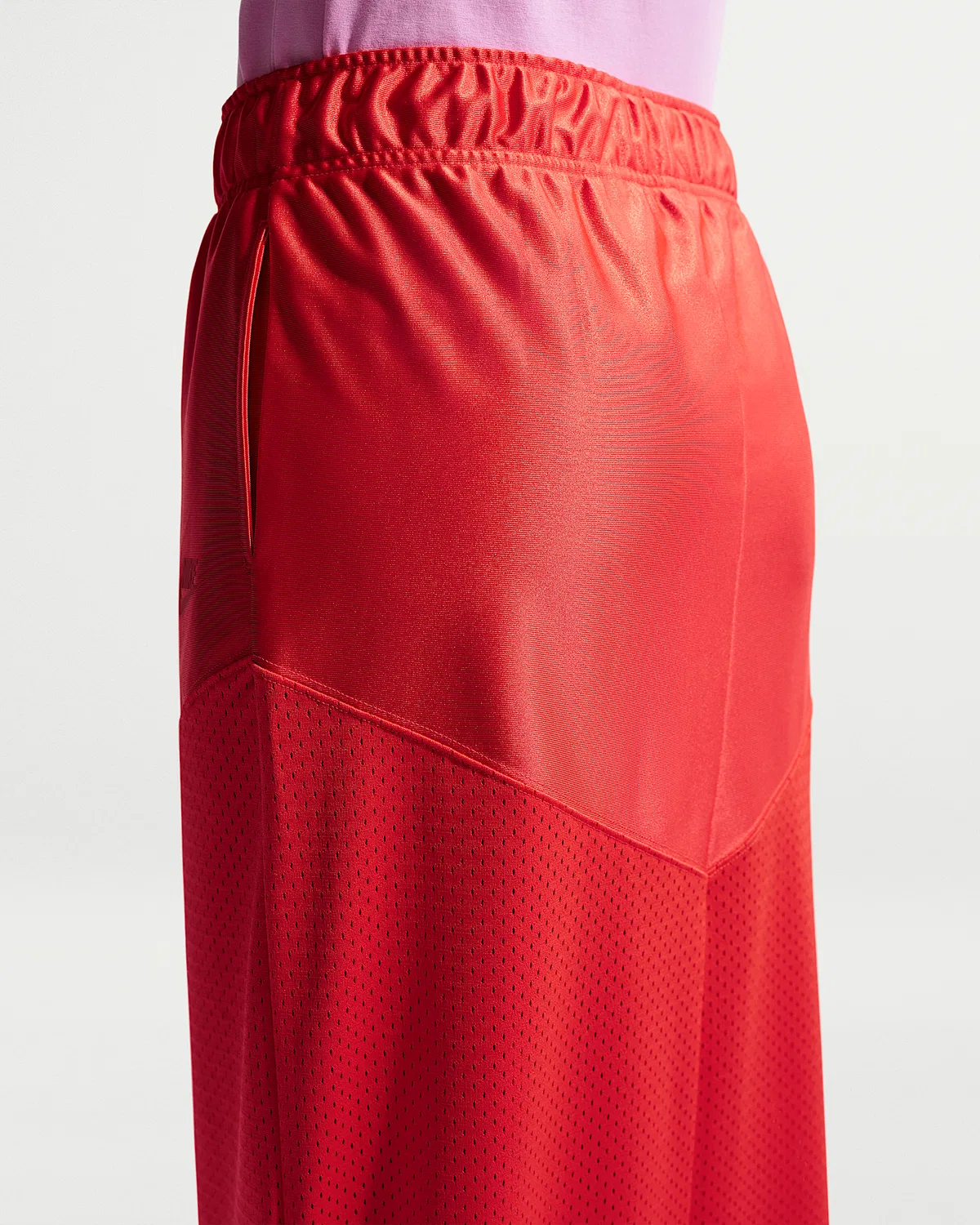 Женская юбка средней посадки Nike Sportswear, Light Crimson/Light Crimson — фото 3