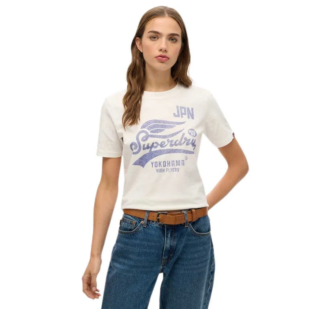 

Футболка с коротким рукавом Superdry High Flyers, белый