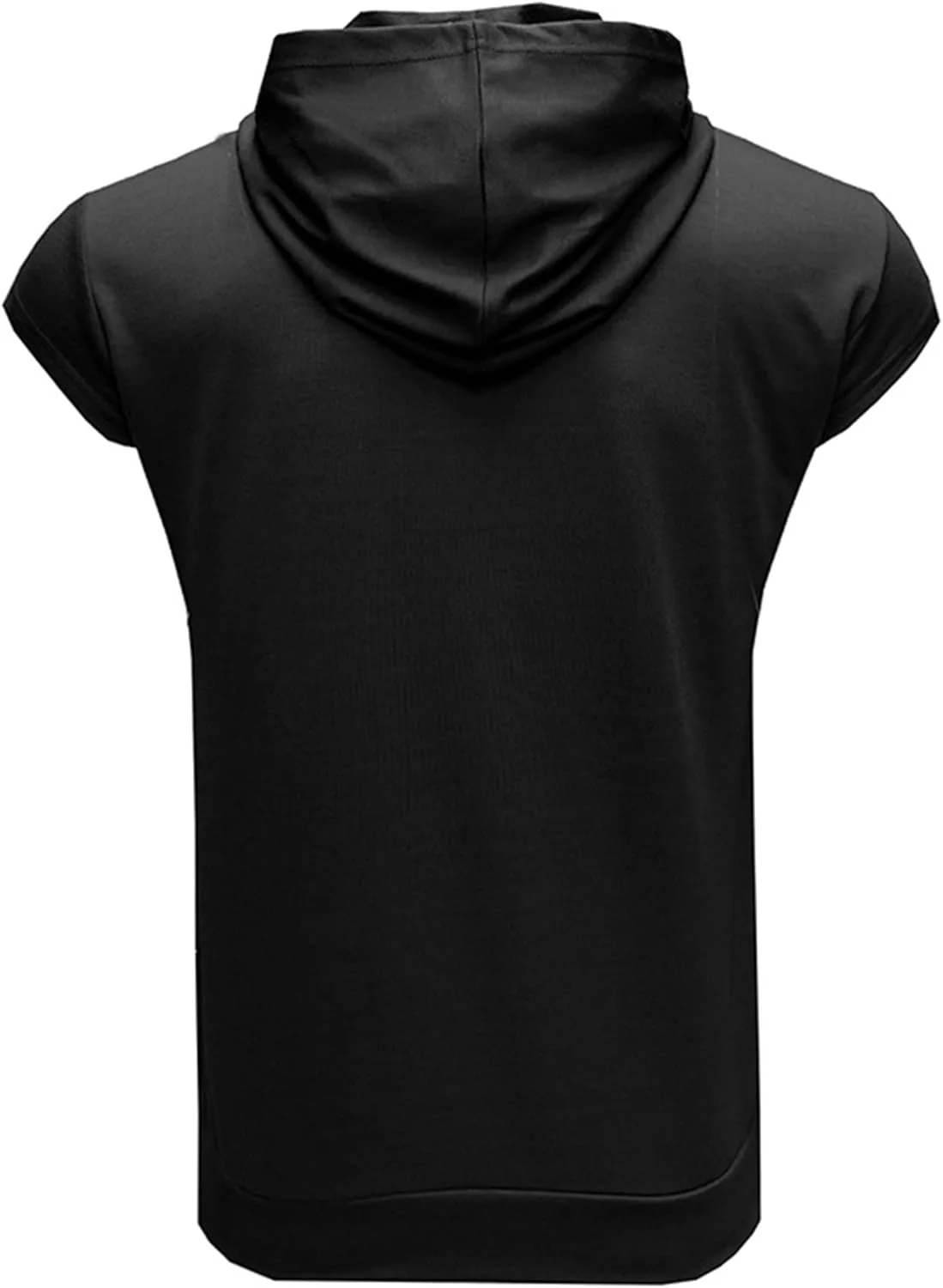 Мужская спортивная майка-худи Casual Slim Fit без рукавов — фото 3