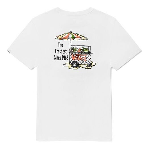 

Футболка Vans Funny Printing Sports Round Neck Short Sleeve Unisex White, белый