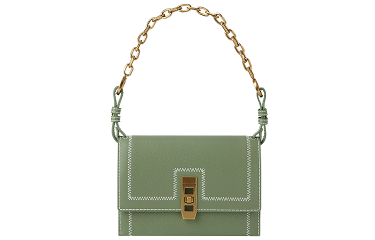 

CHARLES&KEITH Тканевая сумка через плечо Чарльз энд Кит женская цвет слоновая кость/шалфейно-зеленый серо-зеленый/черный/шоколадный, Sage Green Gray Green