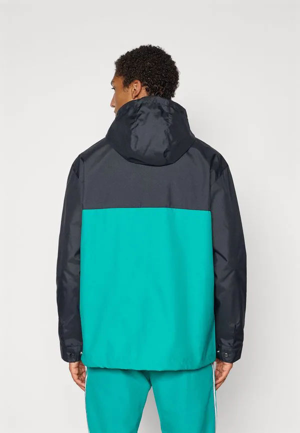 Парка с изображением легендарного футбольного клуба «ливерпуль» Adidas Originals, Black/Sea Green — фото 3