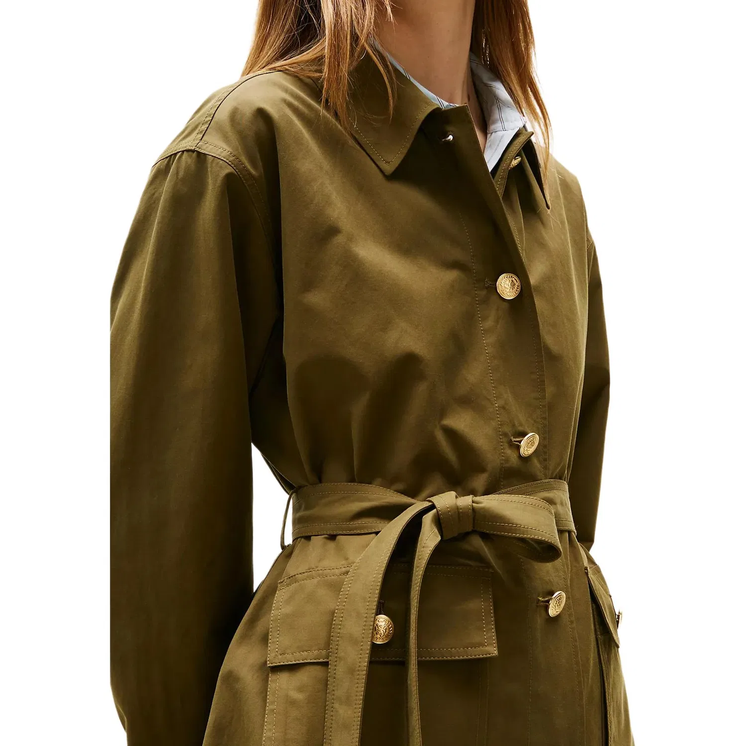 Куртка женская Tommy Hilfiger, Olive Green — фото 2