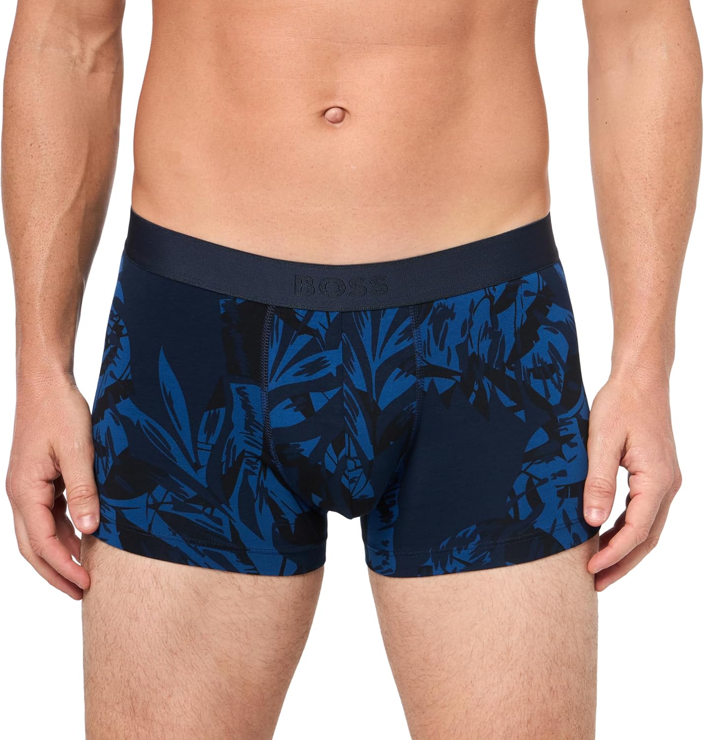 

BOSS мужские трусы Bold Logo с принтом, Velvet Blue Floral