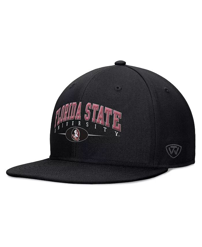 

Мужская черная бейсболка Florida State Seminoles Bullpen Snapback Top of the World