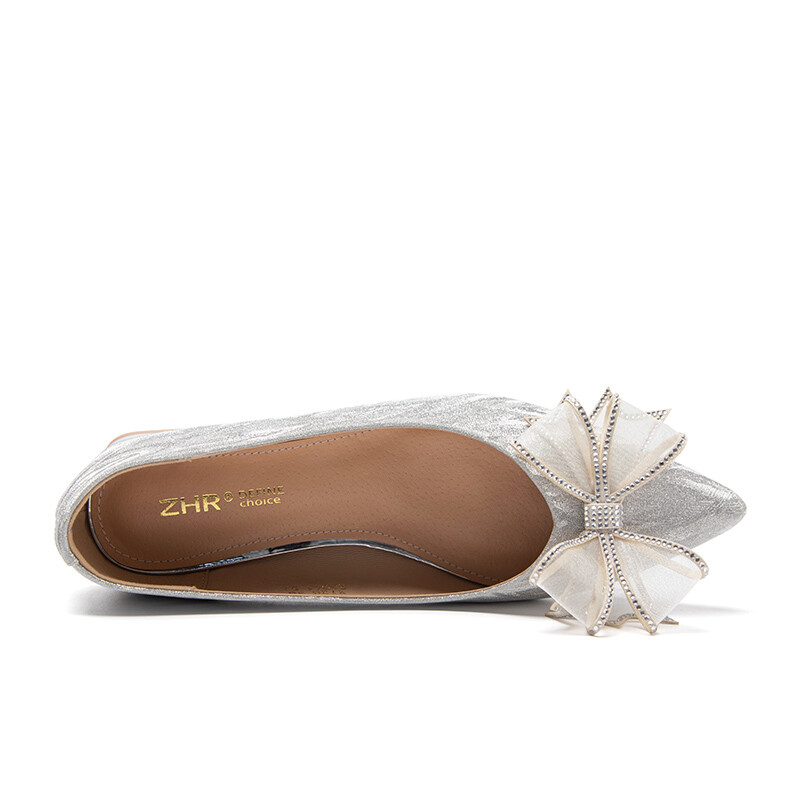 Туфли женские повседневные Women's Casual Shoes Women's Zhr, цвет Champagne — фото 2