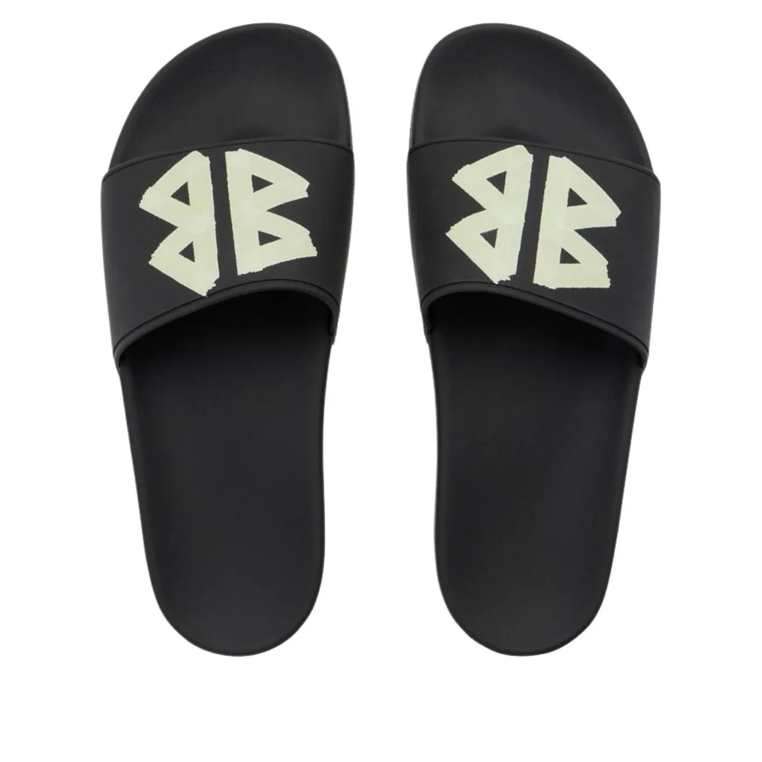 Сандалии-шлепанцы Balenciaga Pool Slide Sandal 'Black Yellow' — фото 3