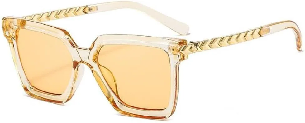 

Солнцезащитные очки MUTYNE квадратной формы, большие, модные, для женщин и мужчин, роскошные, ретро, ​​ретро, ​​с защитой от УФ-излучения UV400, Champagne