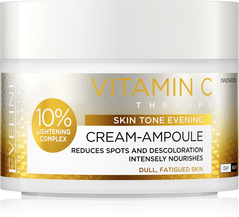 

Крем-Ампула с витамином С интенсивный крем против покраснений кожи Eveline Cosmetics, 50 мл