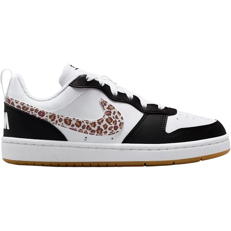 Nike Кроссовки для скейтбординга Court Borough Low top детские белые черные коричневые унисекс — фото 3