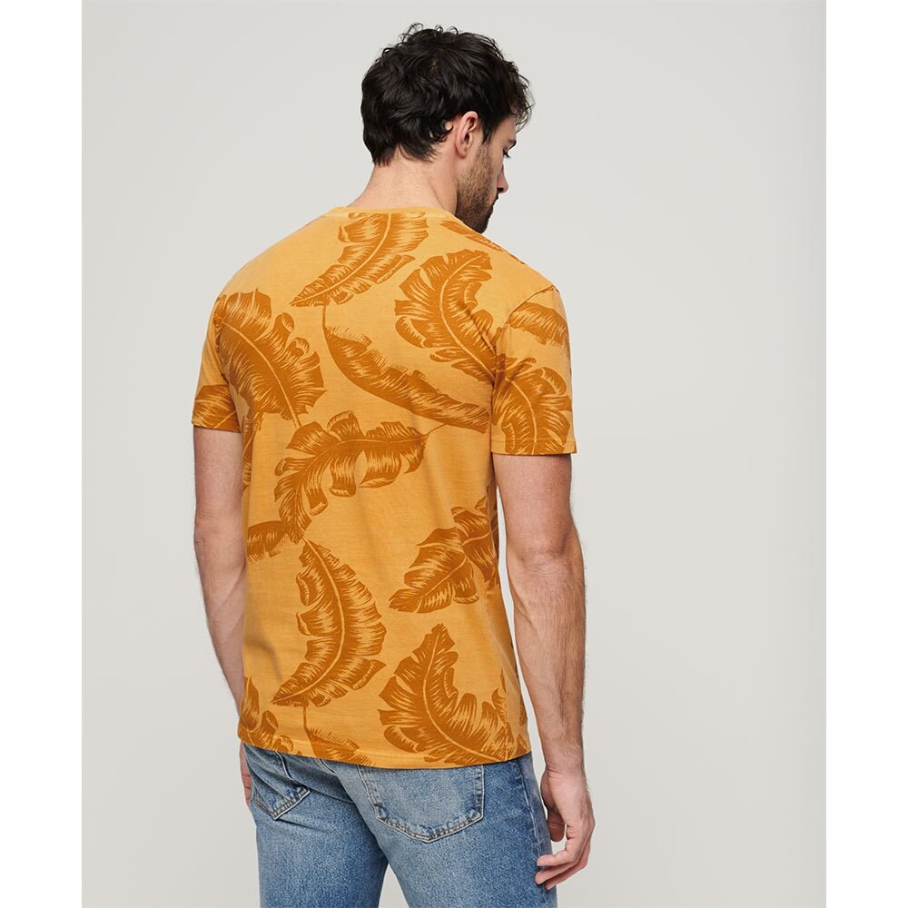 Футболка с коротким рукавом Superdry Vintage Overdye Printed, желтый — фото 2