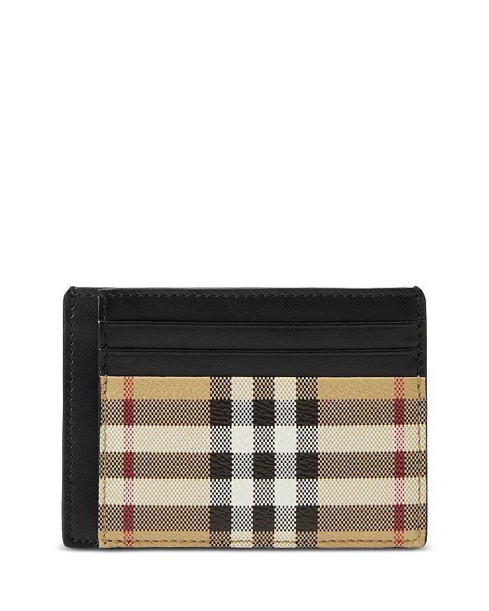 

Футляр для карточек Chase Check с зажимом для денег Burberry