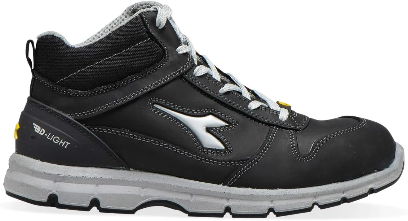 Кроссовки Diadora Run MID S3 SRC ESD Low для мужчин и женщин Utility Diadora, черный