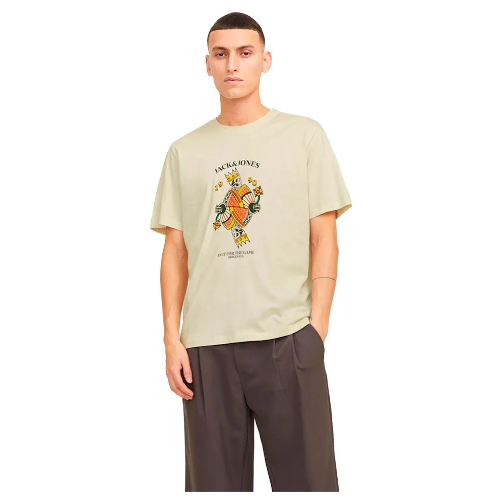 

Футболка с коротким рукавом Jack & Jones Anatomy Skull, бежевый