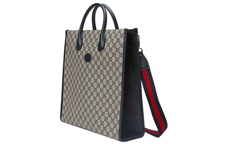 Кожаная сумка тоут GUCCI унисекс — фото 2