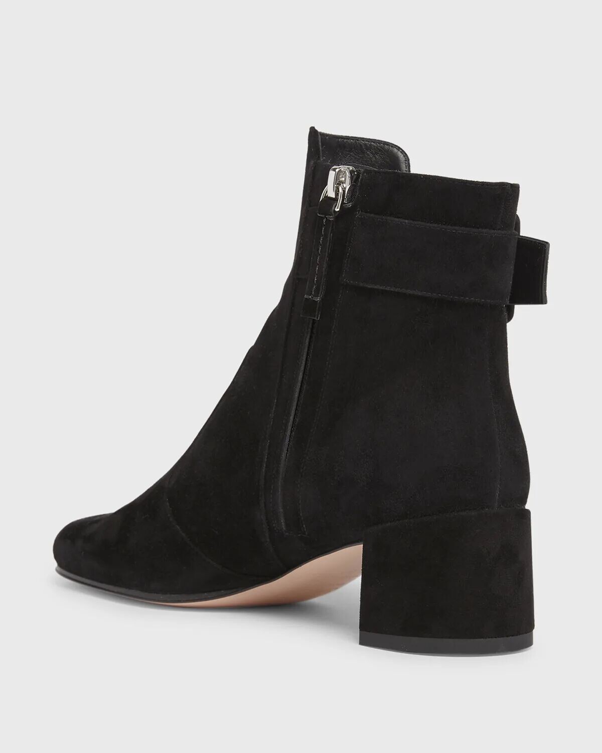 Замшевые ботильоны Tres Vivier с пряжками до щиколотки Roger Vivier, цвет Nero — фото 2