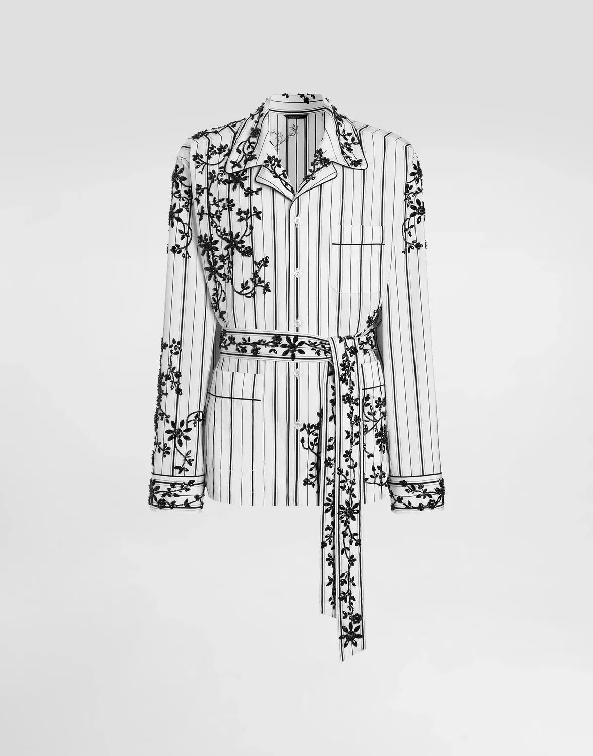 Халат Vanity с вышивкой DOLCE & GABBANA, мультиколор