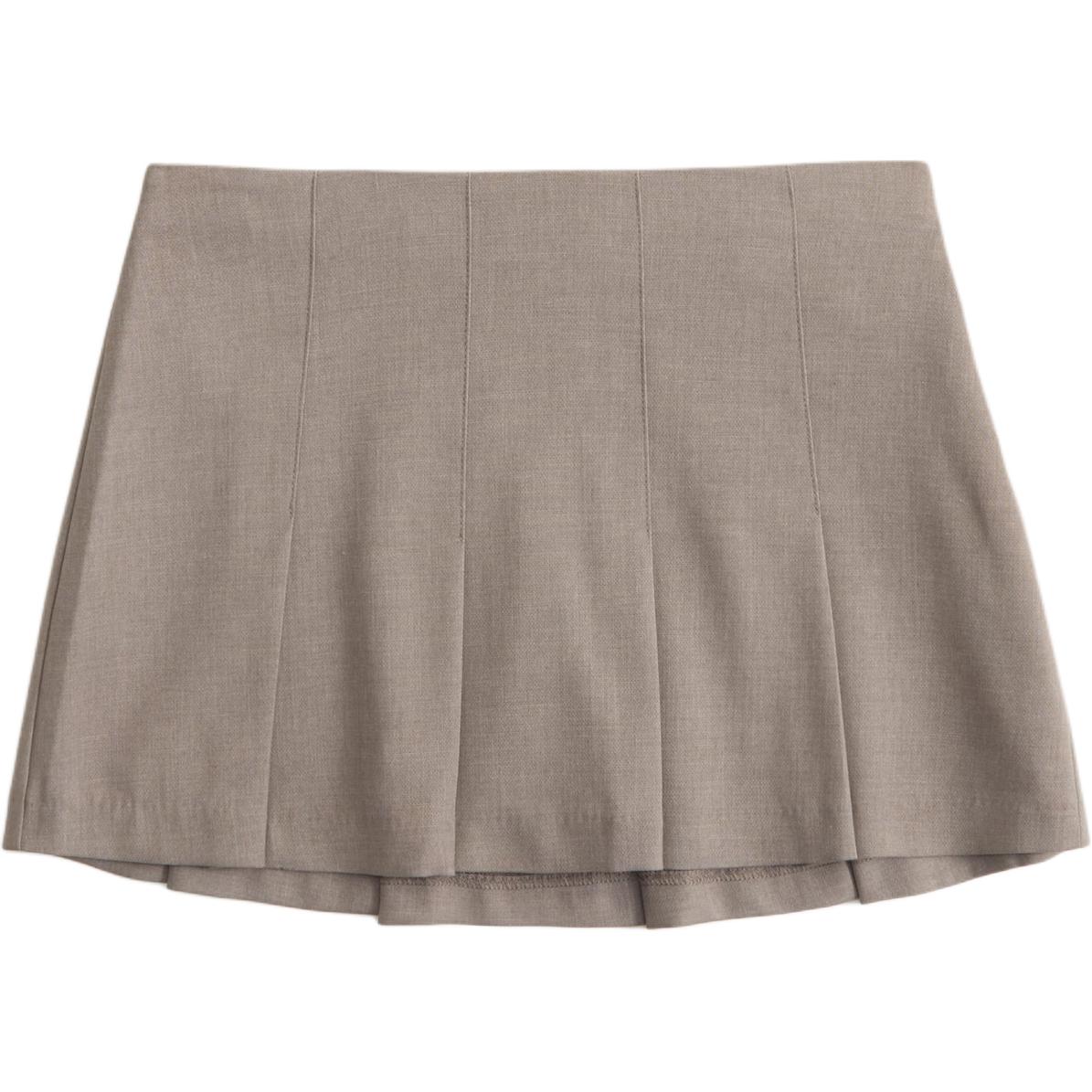 

Повседневная короткая юбка Women's Abercrombie＆Fitch, коричневый