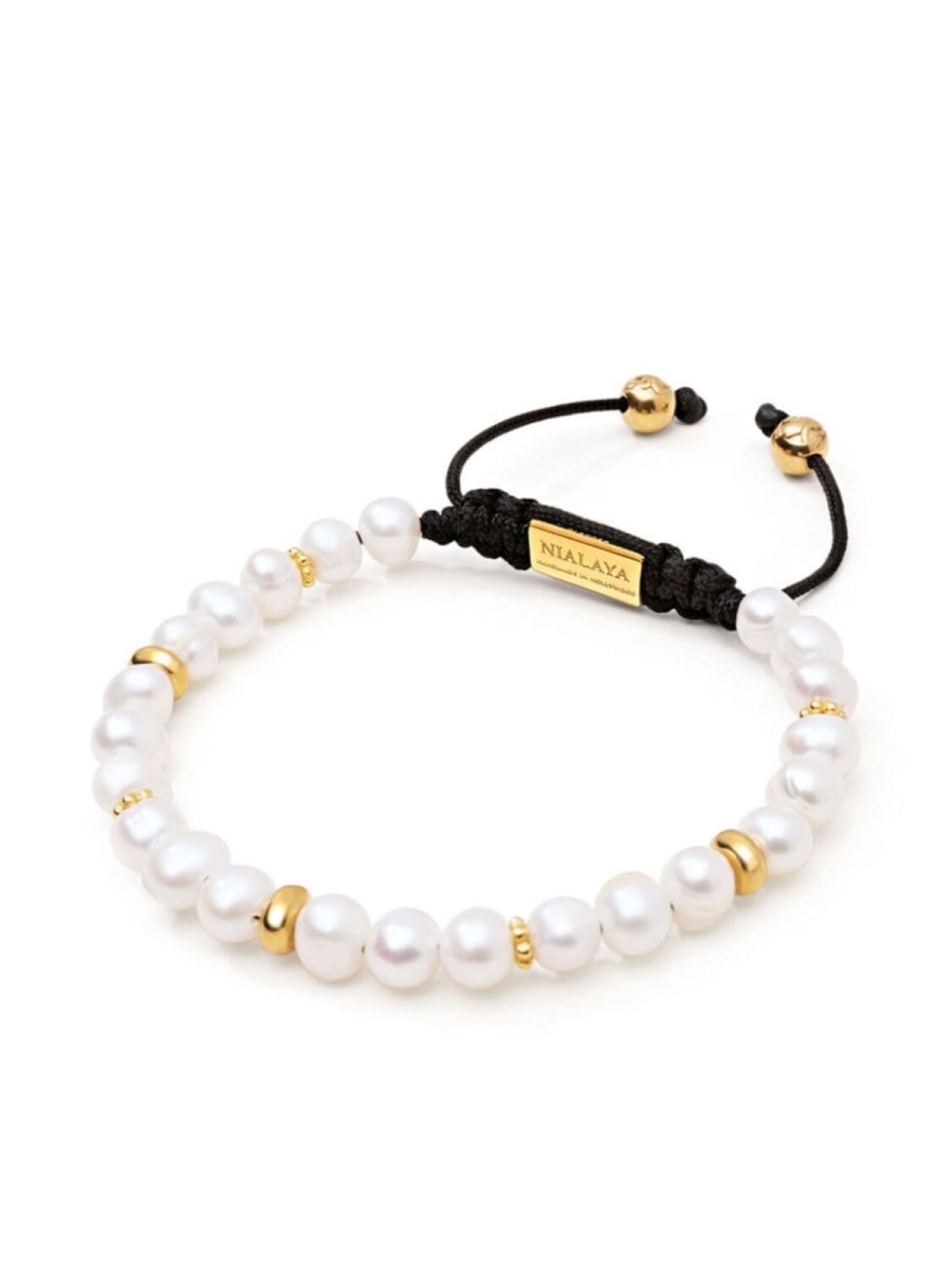 

Браслет с жемчугом Nialaya Jewelry, белый