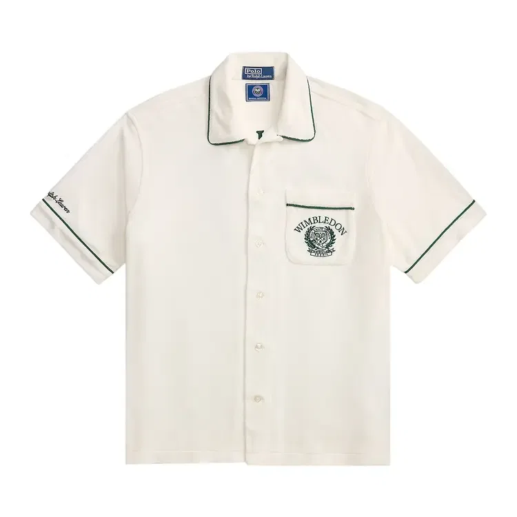 Спортивная рубашка с коротким рукавом и воротником Polo Ralph Lauren, белый