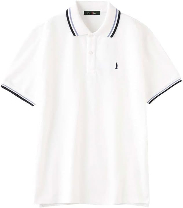 

Мужская классическая рубашка-поло с коротким рукавом East Boy 5202304 (COOLMAX/Line) Eastboy, белый