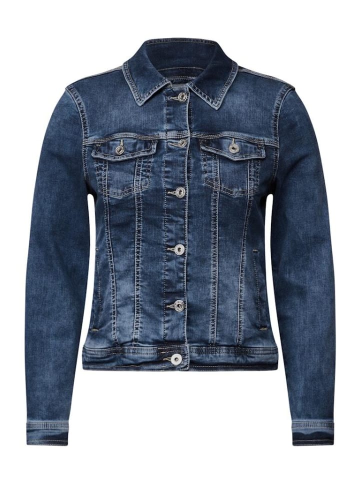 

Джинсовая куртка Cecil, цвет mid blue wash