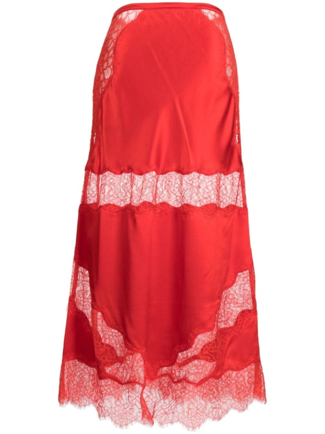 

Cynthia Rowley кружевная юбка Charmeuse, красный