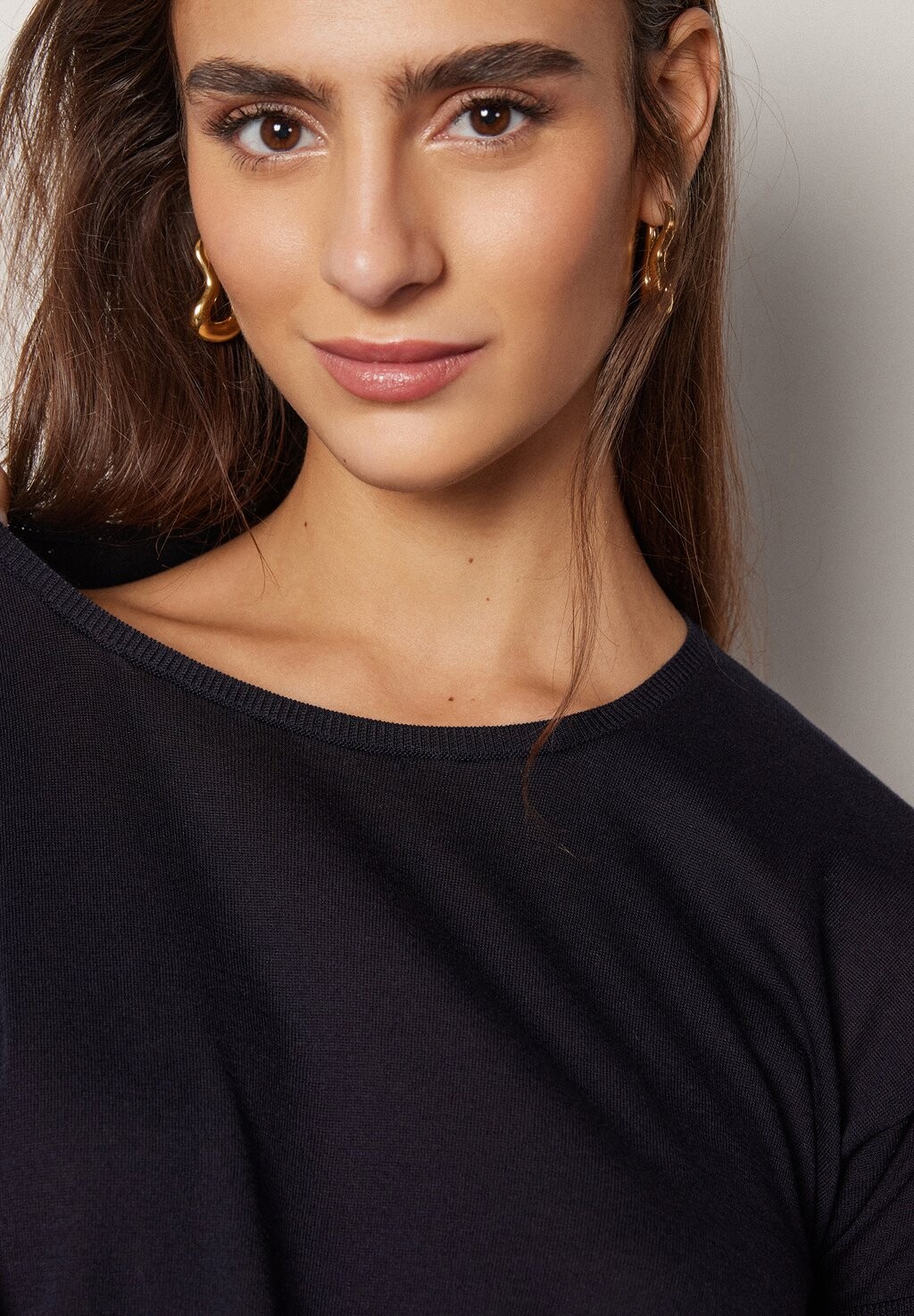 

Базовая футболка ROUND NECK Falconeri, темно-синий