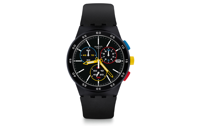 

SWATCH Часы Men Black Watch SUSB416, Black