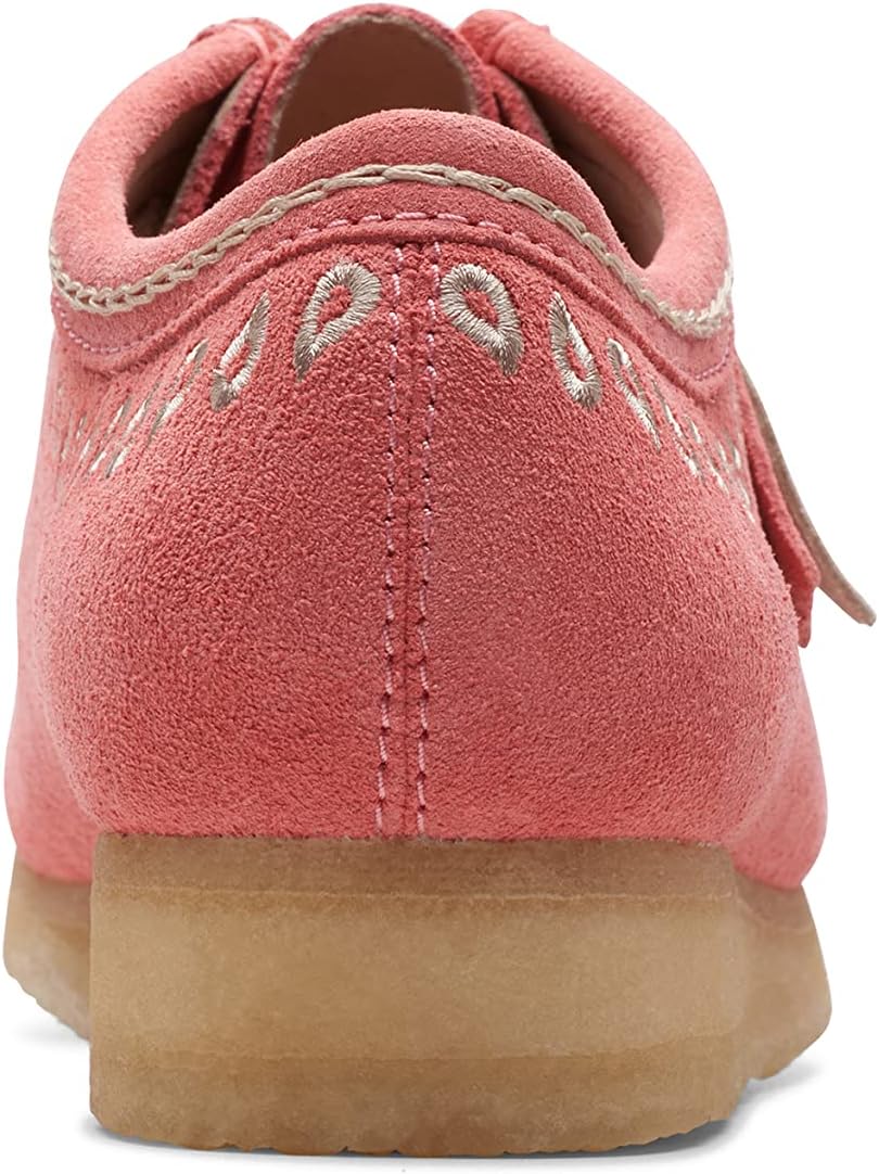 Мужские кроссовки Wallabee от Clarks, розовый — фото 3
