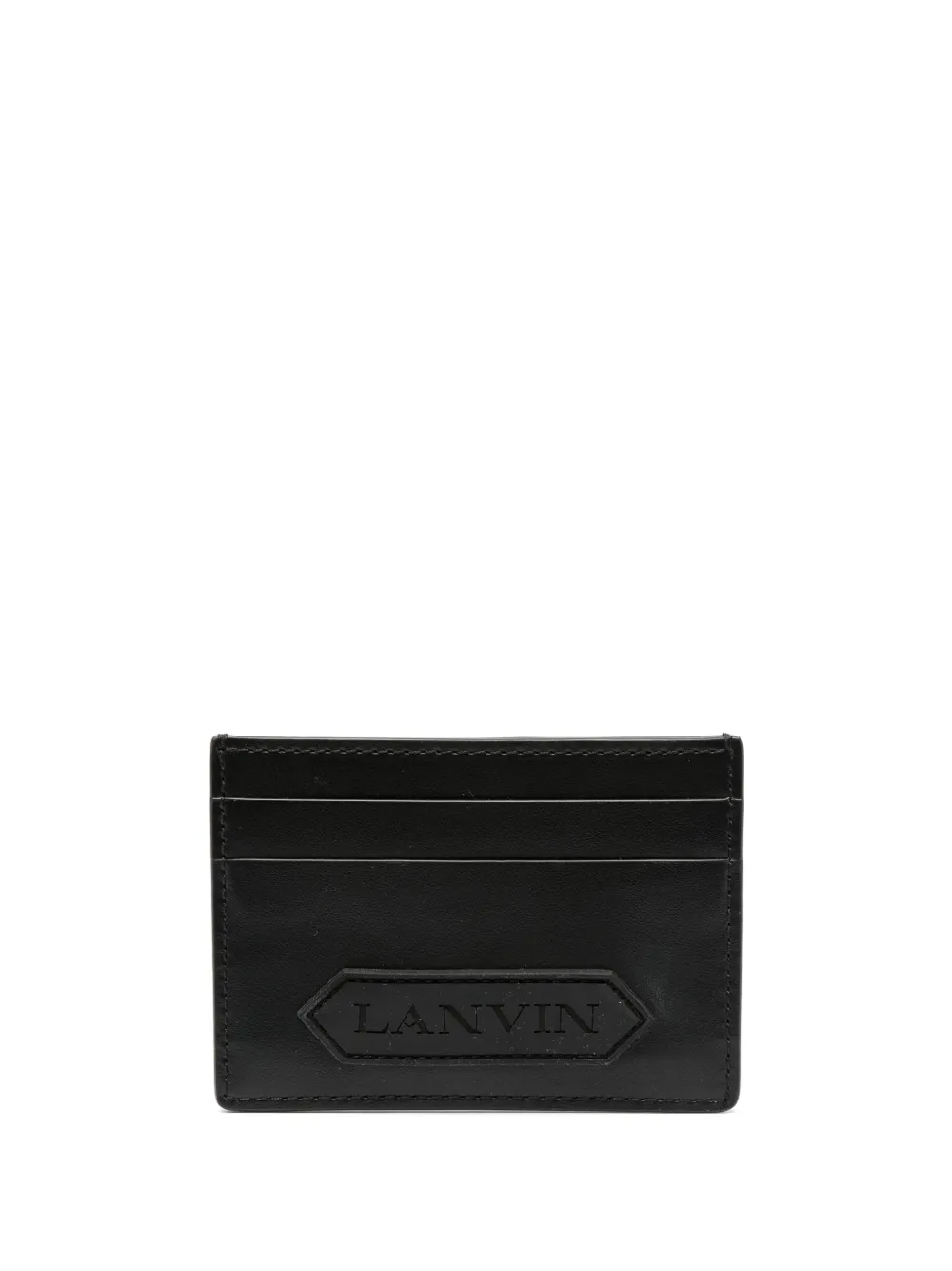 

Картхолдер с нашивкой-логотипом Lanvin, черный