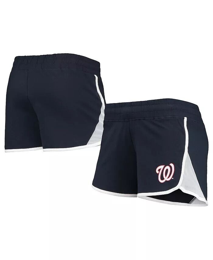 

Женские темно-синие шорты из эластичной махровой ткани Washington Nationals New Era